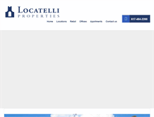 Tablet Screenshot of locatelliproperties.com